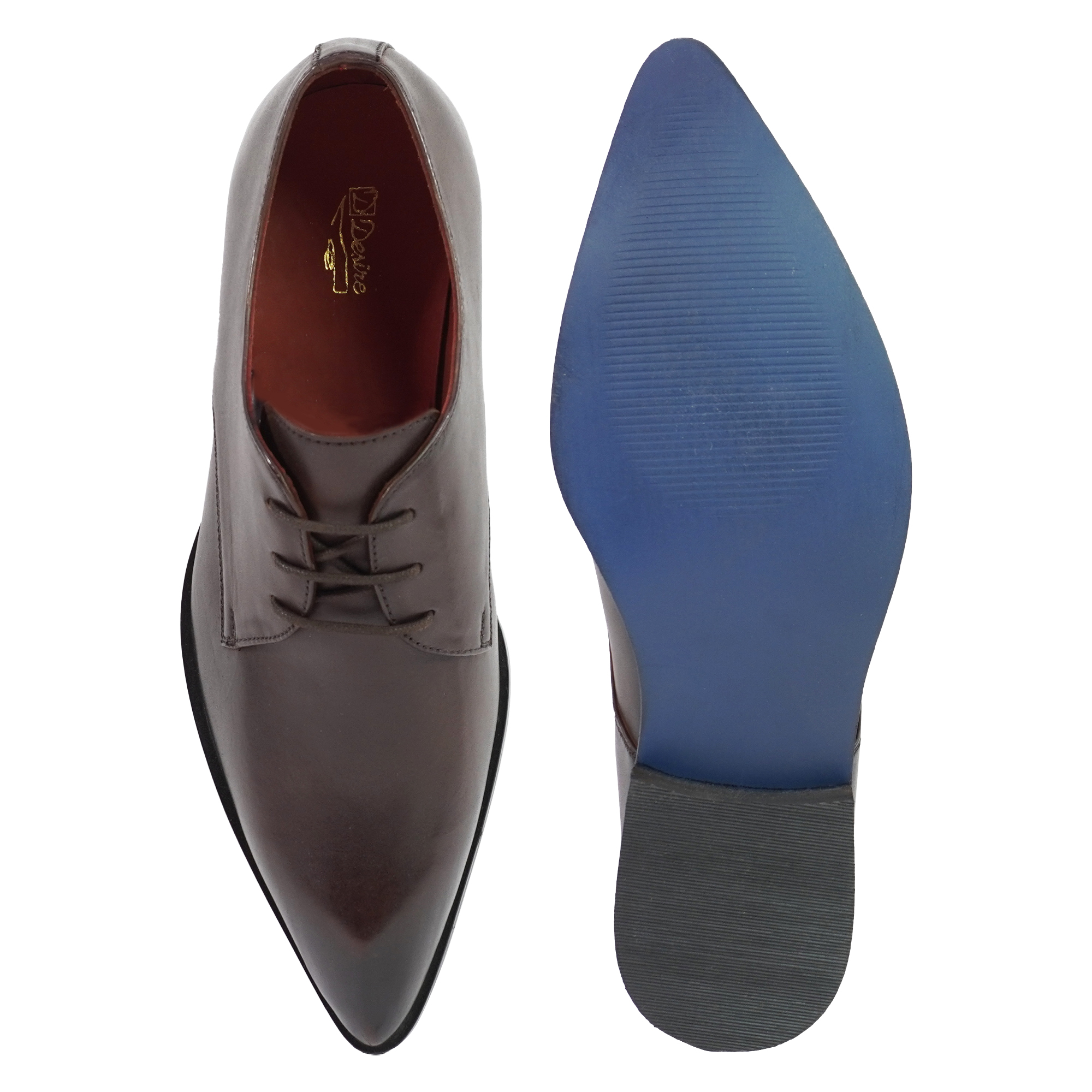 2526 Pointer Brown Lace Up LEATHER SHOES